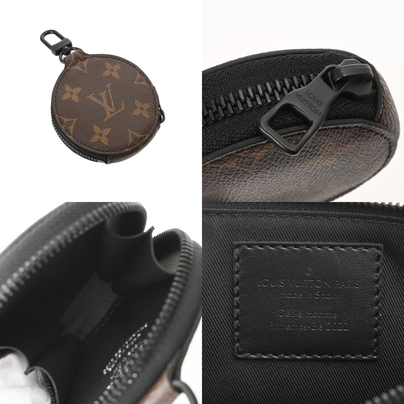 LOUIS VUITTON ルイヴィトン モノグラムアンプラント トリオポーチ NM ブラック/ブラウン M59681 メンズ レザー モノグラムキャンバス ボディバッグ 未使用 銀蔵