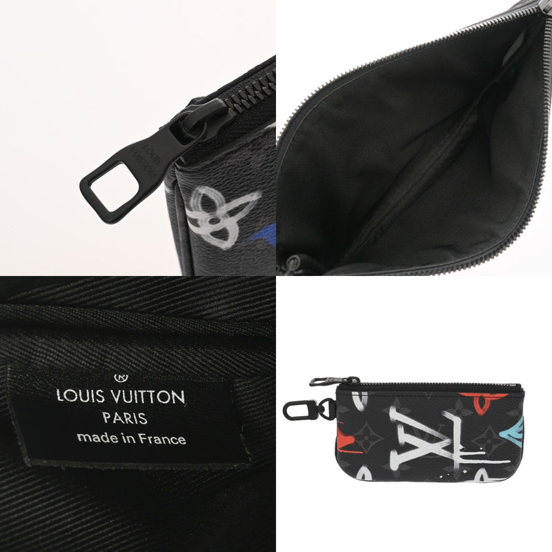 LOUIS VUITTON ルイヴィトン モノグラムグラフィティ LVグラフィティ トリオメッセンジャー ブラック/マルチカラー M21396 メンズ モノグラムキャンバス ショルダーバッグ 新品 銀蔵