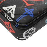 LOUIS VUITTON ルイヴィトン モノグラムグラフィティ LVグラフィティ トリオメッセンジャー ブラック/マルチカラー M21396 メンズ モノグラムキャンバス ショルダーバッグ 新品 銀蔵