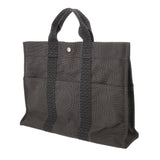 HERMES エルメス エールライン トート MM 新型 グレー ユニセックス キャンバス トートバッグ Aランク 中古 銀蔵