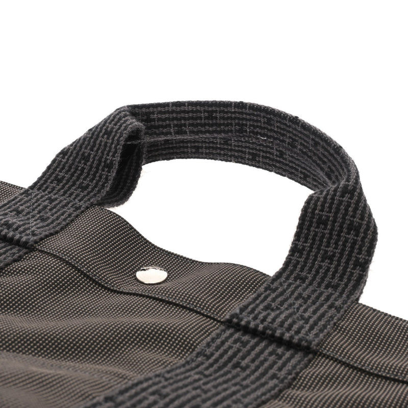 HERMES エルメス エールライン トート MM 新型 グレー ユニセックス キャンバス トートバッグ Aランク 中古 銀蔵