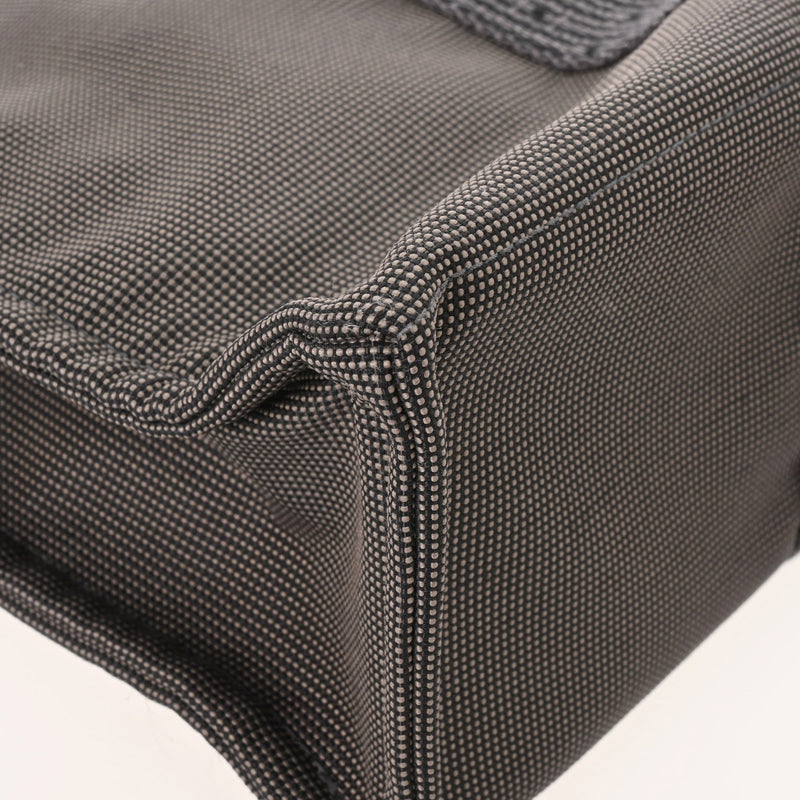 HERMES エルメス エールライン トート MM 新型 グレー ユニセックス キャンバス トートバッグ Aランク 中古 銀蔵