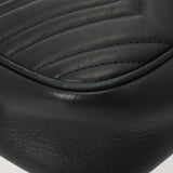 GUCCI グッチ GGマーモント ブラック 447632 レディース レザー ショルダーバッグ Bランク 中古 銀蔵