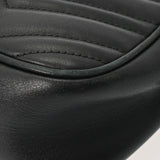 GUCCI グッチ GGマーモント ブラック 447632 レディース レザー ショルダーバッグ Bランク 中古 銀蔵