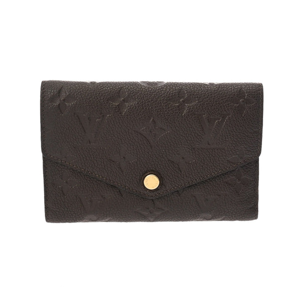 LOUIS VUITTON ルイヴィトン モノグラムアンプラント ポルトフォイユ キュリユーズ テール M60543 レディース レザー 長財布 Bランク 中古 銀蔵