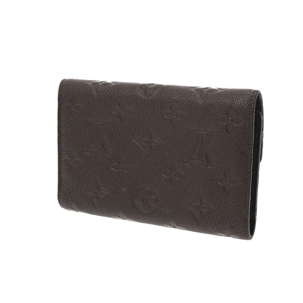 LOUIS VUITTON ルイヴィトン モノグラムアンプラント ポルトフォイユ キュリユーズ テール M60543 レディース レザー 長財布 Bランク 中古 銀蔵