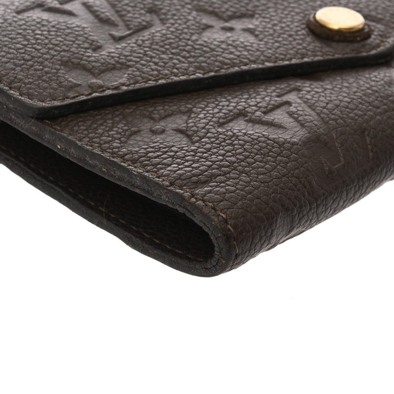 LOUIS VUITTON ルイヴィトン モノグラムアンプラント ポルトフォイユ キュリユーズ テール M60543 レディース レザー 長財布 Bランク 中古 銀蔵