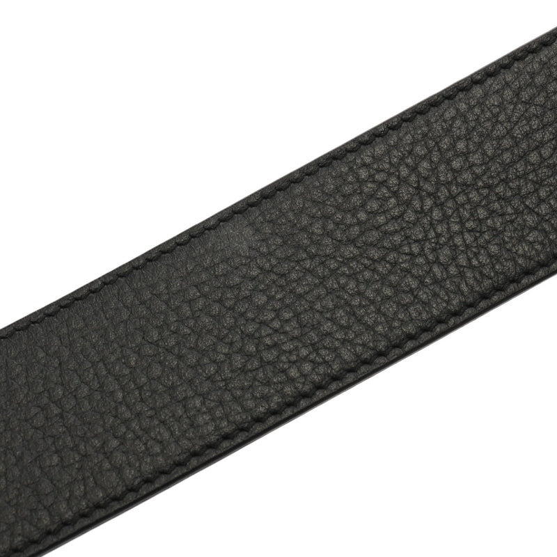 GUCCI グッチ リバーシブル 85cm 黒/赤 ゴールド金具 180199 メンズ レザー ベルト Bランク 中古 銀蔵