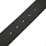 GUCCI グッチ リバーシブル 85cm 黒/赤 ゴールド金具 180199 メンズ レザー ベルト Bランク 中古 銀蔵