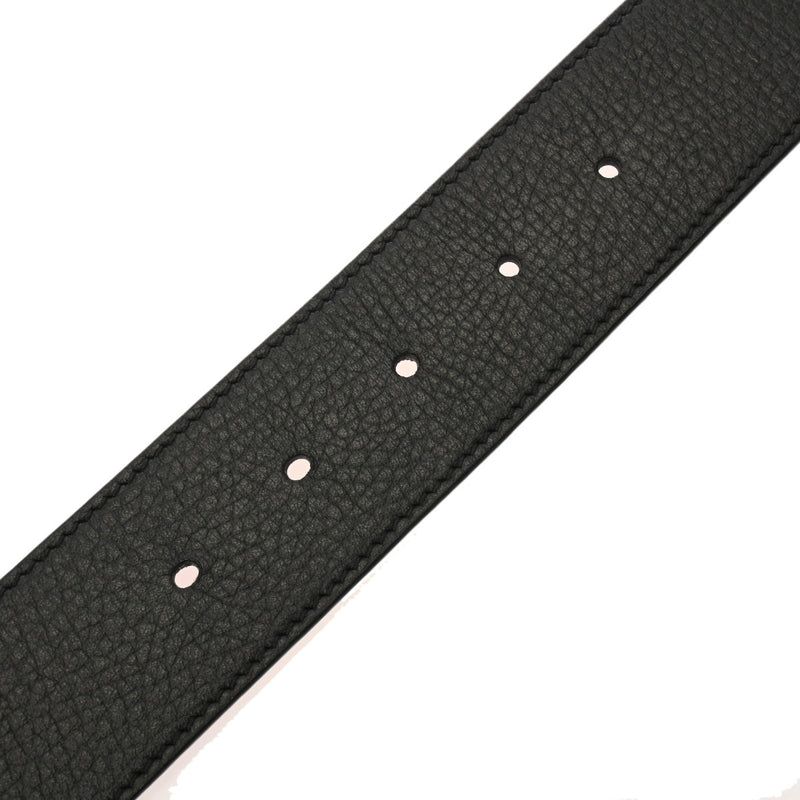 GUCCI グッチ リバーシブル 85cm 黒/赤 ゴールド金具 180199 メンズ レザー ベルト Bランク 中古 銀蔵