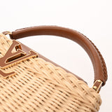 LOUIS VUITTON ルイヴィトン カプシーヌ BB タン M26025 レディース ラタン ハンドバッグ 新品 銀蔵