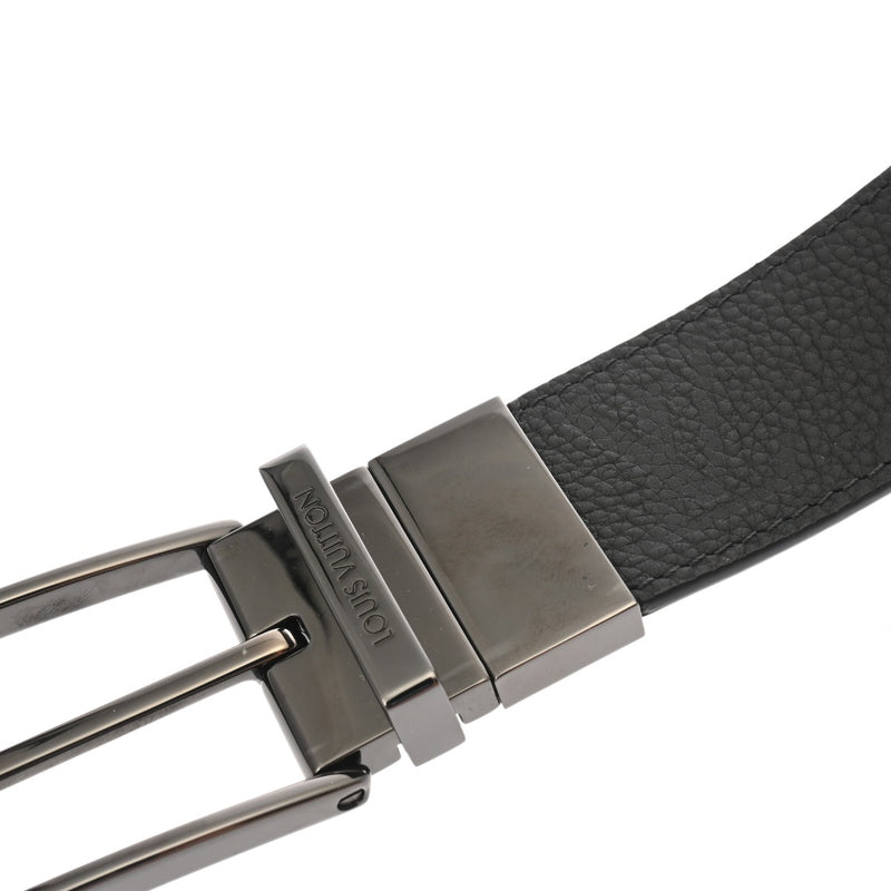 LOUIS VUITTON ルイヴィトン モノグラム スレンダー 35MM リバーシブル サイズ95 ブラック M9071V メンズ レザー ベルト Aランク 中古 銀蔵