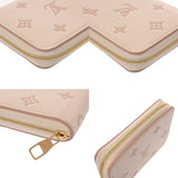 LOUIS VUITTON ルイヴィトン モノグラムアンプラント ジッピーコインパース ベージュ M14563 メンズ レザー コインケース 新同 中古 銀蔵