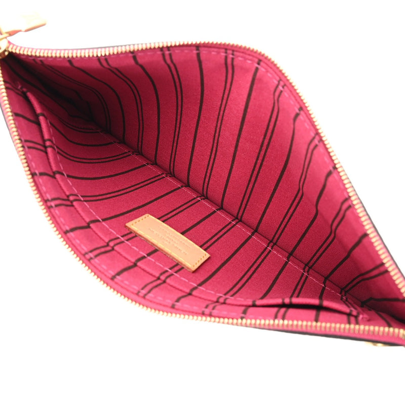 LOUIS VUITTON ルイヴィトン モノグラム ネヴァーフル MM ポーチのみ ブラウン レディース ダミエアズールキャンバス アクセサリーポーチ ABランク 中古 銀蔵