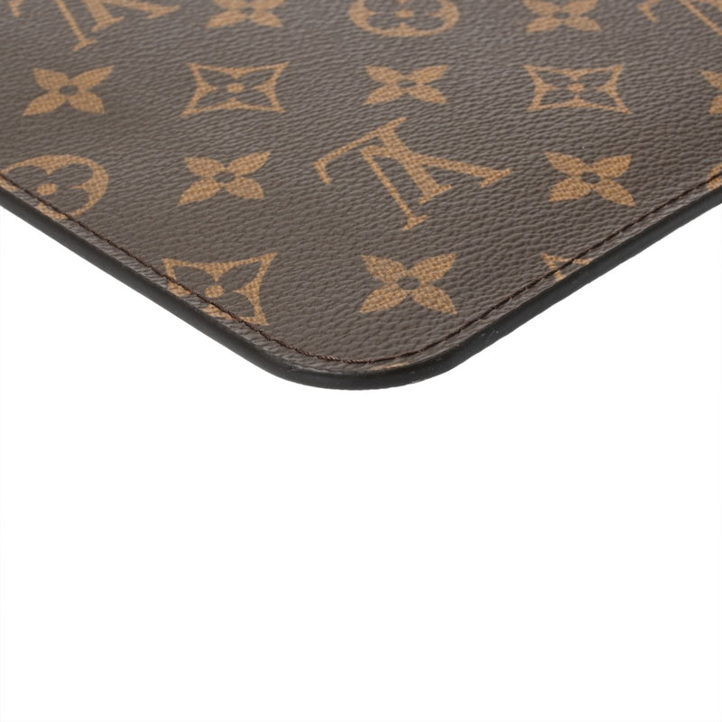 LOUIS VUITTON ルイヴィトン モノグラム ネヴァーフル MM ポーチのみ ブラウン レディース ダミエアズールキャンバス アクセサリーポーチ ABランク 中古 銀蔵
