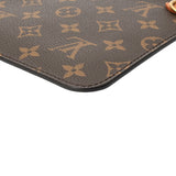 LOUIS VUITTON ルイヴィトン モノグラム ネヴァーフル MM ポーチのみ ブラウン レディース ダミエアズールキャンバス アクセサリーポーチ ABランク 中古 銀蔵