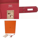 HERMES エルメス バーキン 30 ルビー T刻印(2015年頃) レディース トゴ ハンドバッグ Aランク 中古 銀蔵