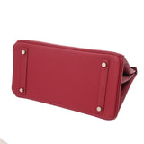 HERMES エルメス バーキン 30 ルビー T刻印(2015年頃) レディース トゴ ハンドバッグ Aランク 中古 銀蔵