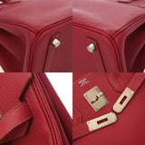 HERMES エルメス バーキン 30 ルビー T刻印(2015年頃) レディース トゴ ハンドバッグ Aランク 中古 銀蔵