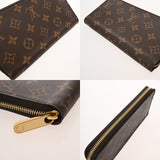 LOUIS VUITTON ルイヴィトン モノグラム ジッピーウォレット フューシャ M41895 レディース モノグラムキャンバス 長財布 Aランク 中古 銀蔵