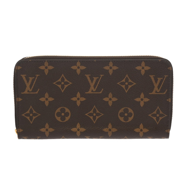LOUIS VUITTON ルイヴィトン モノグラム ジッピーウォレット フューシャ M41895 レディース モノグラムキャンバス 長財布 Aランク 中古 銀蔵