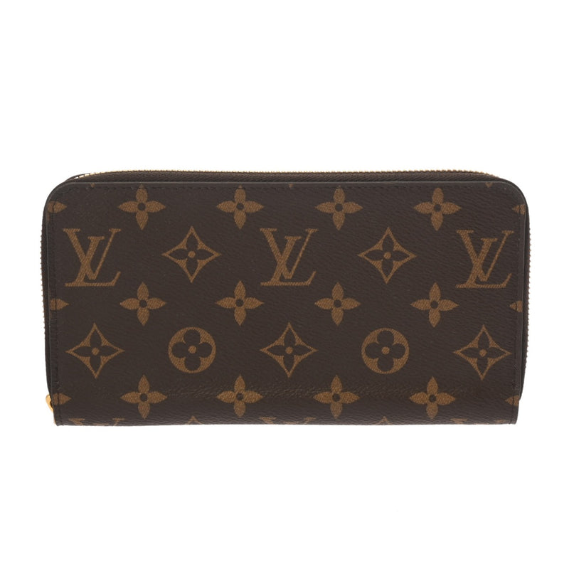 LOUIS VUITTON ルイヴィトン モノグラム ジッピーウォレット フューシャ M41895 レディース モノグラムキャンバス 長財布 Aランク 中古 銀蔵