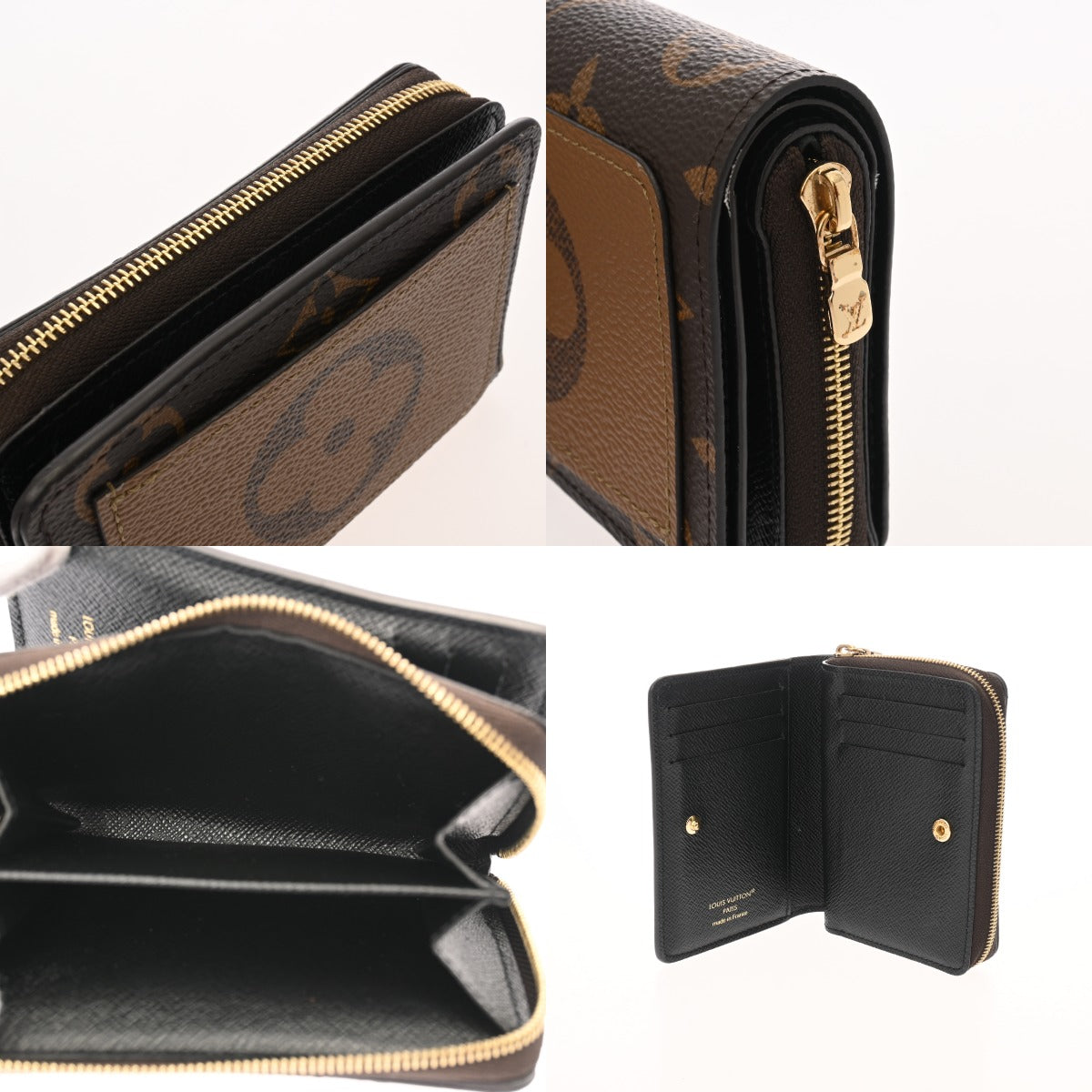 LOUIS VUITTON ルイヴィトン モノグラムリバース ポルトフォイユ