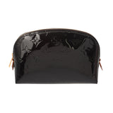 LOUIS VUITTON ルイヴィトン モノグラムヴェルニ ポシェット コスメティック アマラント M91495 レディース モノグラムヴェルニ ポーチ Aランク 中古 銀蔵
