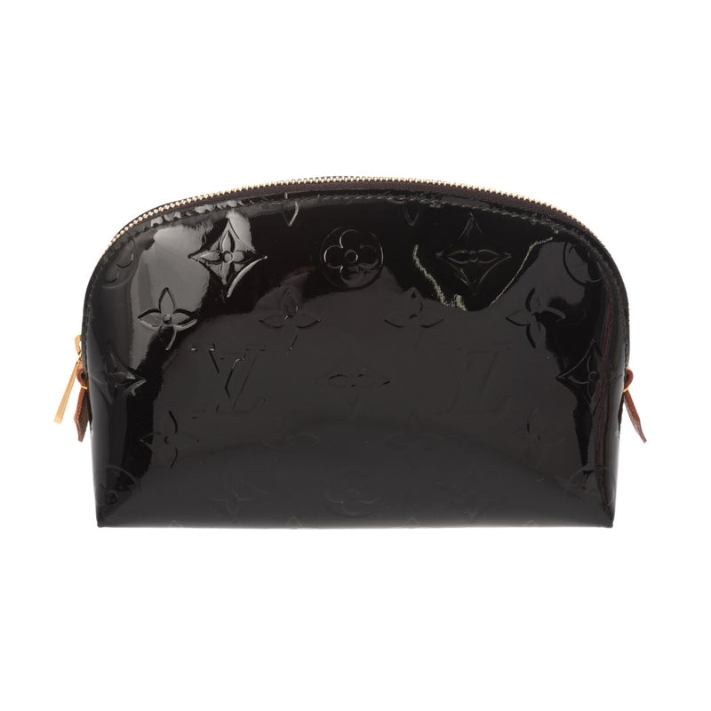 LOUIS VUITTON ルイヴィトン モノグラムヴェルニ ポシェット コスメティック アマラント M91495 レディース モノグラムヴェルニ ポーチ Aランク 中古 銀蔵