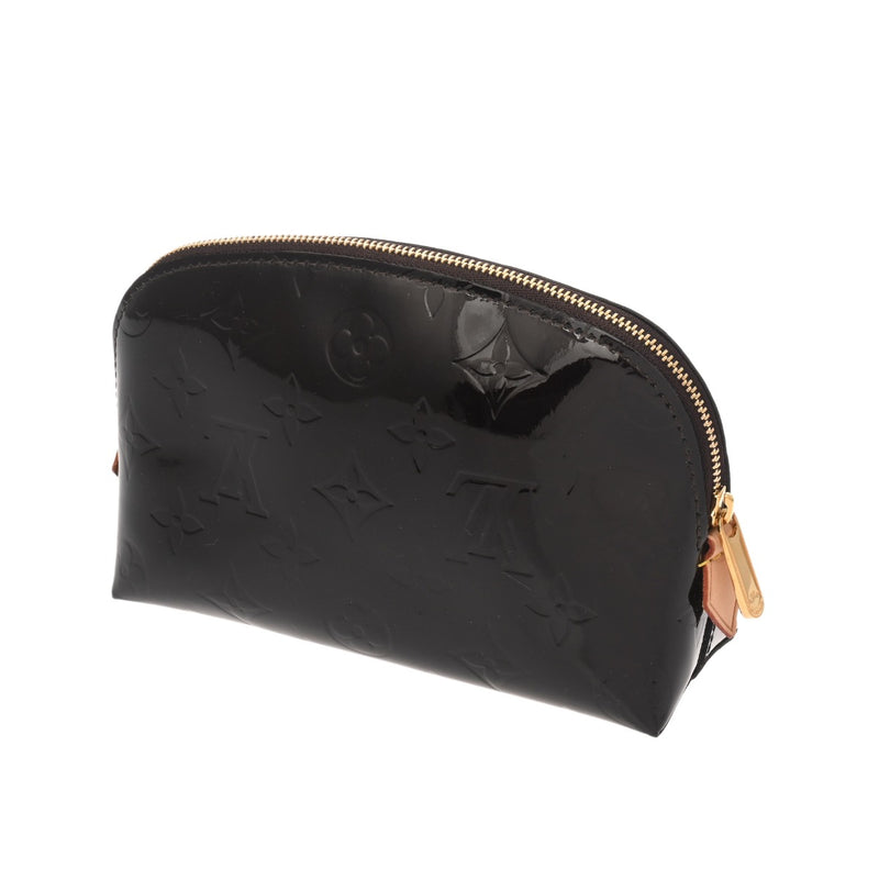 LOUIS VUITTON ルイヴィトン モノグラムヴェルニ ポシェット コスメティック アマラント M91495 レディース モノグラムヴェルニ ポーチ Aランク 中古 銀蔵