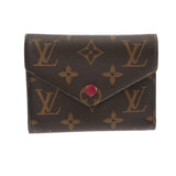LOUIS VUITTON ルイヴィトン モノグラム ポルトフォイユ ヴィクトリーヌ フューシャ M41938 レディース モノグラムキャンバス 三つ折り財布 Bランク 中古 銀蔵
