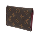 LOUIS VUITTON ルイヴィトン モノグラム ポルトフォイユ ヴィクトリーヌ フューシャ M41938 レディース モノグラムキャンバス 三つ折り財布 Bランク 中古 銀蔵