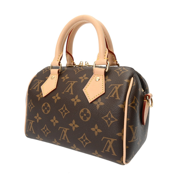 LOUIS VUITTON ルイヴィトン モノグラム スピーディバンドリエール 20 ブラウン M46222 レディース モノグラムキャンバス ハンドバッグ 未使用 銀蔵
