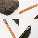 LOUIS VUITTON ルイヴィトン モノグラム ポシェット アクセソワール ブラウン M51980 レディース モノグラムキャンバス アクセサリーポーチ ABランク 中古 銀蔵