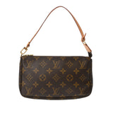 LOUIS VUITTON ルイヴィトン モノグラム ポシェット アクセソワール ブラウン M51980 レディース モノグラムキャンバス アクセサリーポーチ ABランク 中古 銀蔵