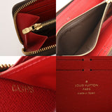 LOUIS VUITTON ルイヴィトン ダミエ ポルトフォイユ クレマンス ブラウン スリーズ N60534 ユニセックス ダミエキャンバス 長財布 Bランク 中古 銀蔵