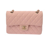 CHANEL シャネル マトラッセ チェーンショルダー 23 ピンク レディース キャビアスキン ショルダーバッグ ABランク 中古 銀蔵