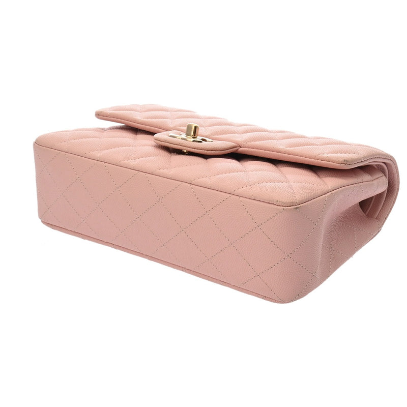 CHANEL シャネル マトラッセ チェーンショルダー 23 ピンク レディース キャビアスキン ショルダーバッグ ABランク 中古 銀蔵