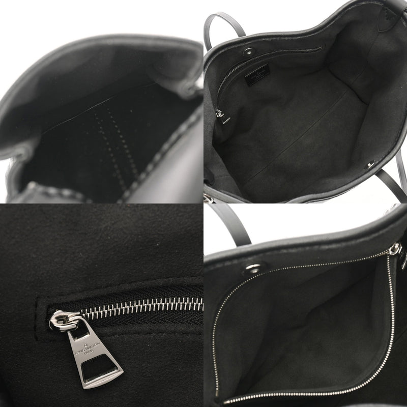 LOUIS VUITTON ルイヴィトン キャリーオール カーゴ バイブ PM ノワール M24861 レディース レザー ショルダーバッグ Aランク 中古 銀蔵