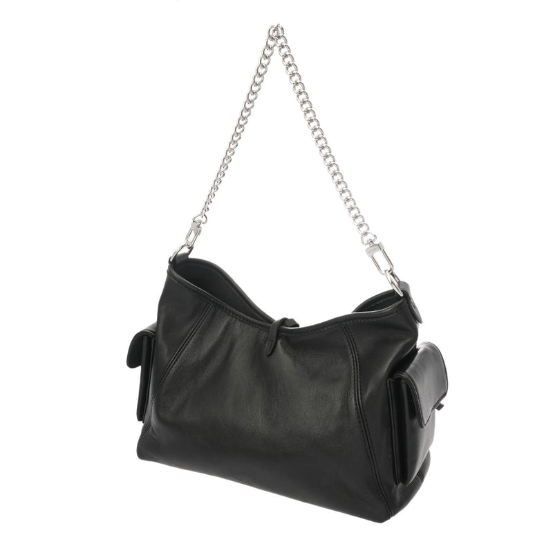 LOUIS VUITTON ルイヴィトン キャリーオール カーゴ バイブ PM ノワール M24861 レディース レザー ショルダーバッグ Aランク 中古 銀蔵