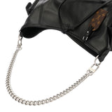 LOUIS VUITTON ルイヴィトン キャリーオール カーゴ バイブ PM ノワール M24861 レディース レザー ショルダーバッグ Aランク 中古 銀蔵