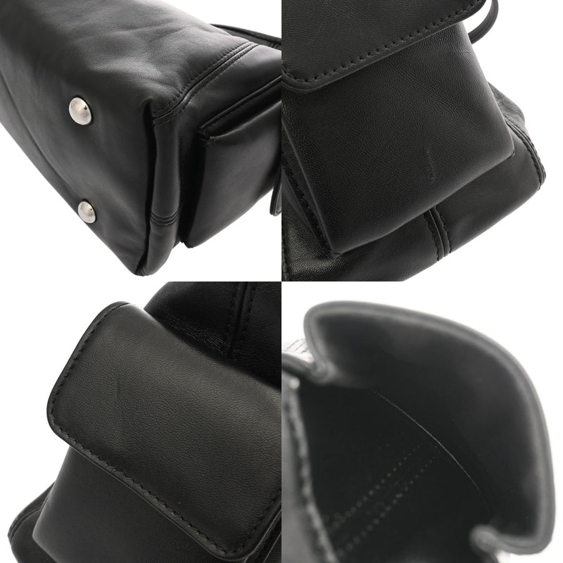 LOUIS VUITTON ルイヴィトン キャリーオール カーゴ バイブ PM ノワール M24861 レディース レザー ショルダーバッグ Aランク 中古 銀蔵