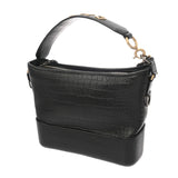 CHANEL シャネル ガブリエル ホーボー ラージ ブラック ゴールド/シルバー金具 A93824 レディース 型押しレザー ショルダーバッグ Aランク 中古 銀蔵