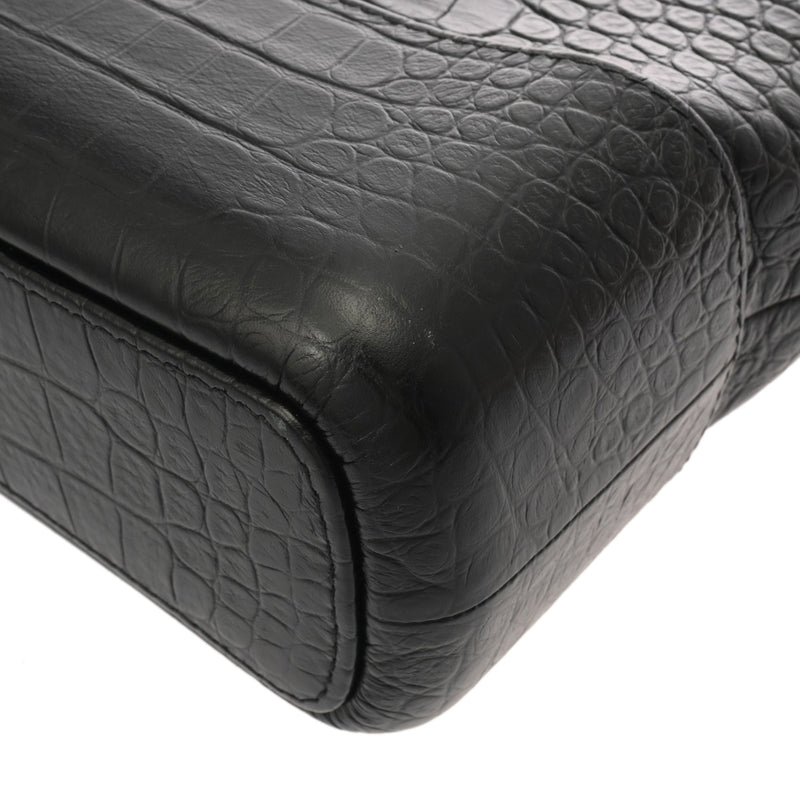 CHANEL シャネル ガブリエル ホーボー ラージ ブラック ゴールド/シルバー金具 A93824 レディース 型押しレザー ショルダーバッグ Aランク 中古 銀蔵