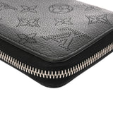 LOUIS VUITTON ルイヴィトン モノグラムマヒナ ジッピーウォレット ノワール M61867 レディース マヒナレザー 長財布 Bランク 中古 銀蔵