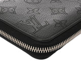 LOUIS VUITTON ルイヴィトン モノグラムマヒナ ジッピーウォレット ノワール M61867 レディース マヒナレザー 長財布 Bランク 中古 銀蔵