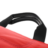 PRADA プラダ ロゴ プレート 2WAY トート レッド レディース ナイロン ショルダーバッグ ABランク 中古 銀蔵