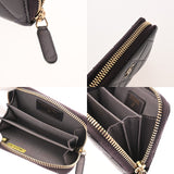 CHANEL シャネル マトラッセ カードケース パープル レディース ラムスキン コインケース ABランク 中古 銀蔵