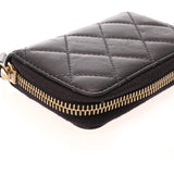 CHANEL シャネル マトラッセ カードケース パープル レディース ラムスキン コインケース ABランク 中古 銀蔵