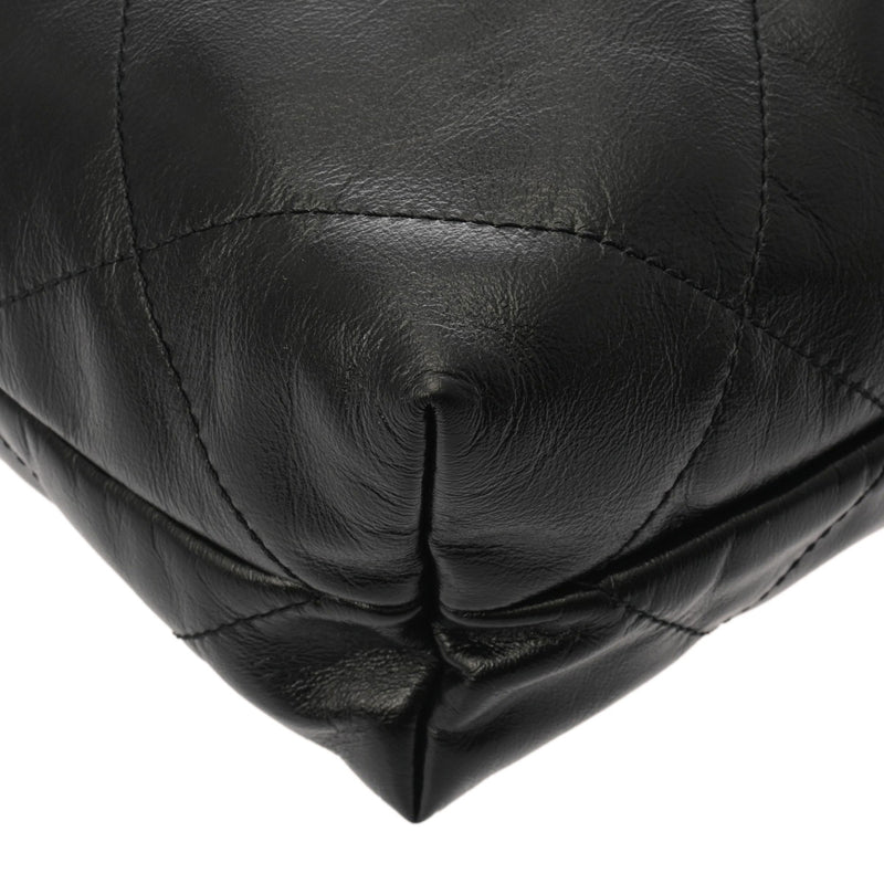 CHANEL シャネル シャネル 22 スモールショルダーバッグ ブラック AS3980 レディース カーフ 2WAYバッグ Aランク 中古 銀蔵